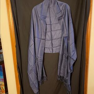 Ashley Cooper Navy Blue Scarf Wrap